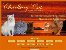 Tablet Screenshot of charlburycats.com